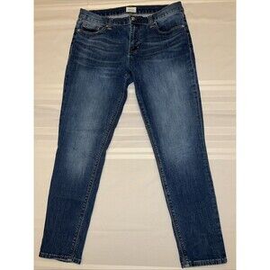 Hudson Natalie Super Skinny Mid Rise Ankle Jeans Medium Wash Womens 31